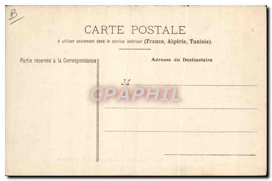 Visite officielle à bord d'un Cuirassé — Marine Militaire Française — Collection A. Couturier, n° 421 — Verso
