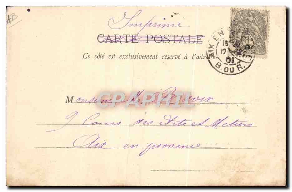 Roulis à bord de "L'IPHIGÉNIE" — A. Bougaut, phot.-édit., Toulon-sur-Mer — Reverso