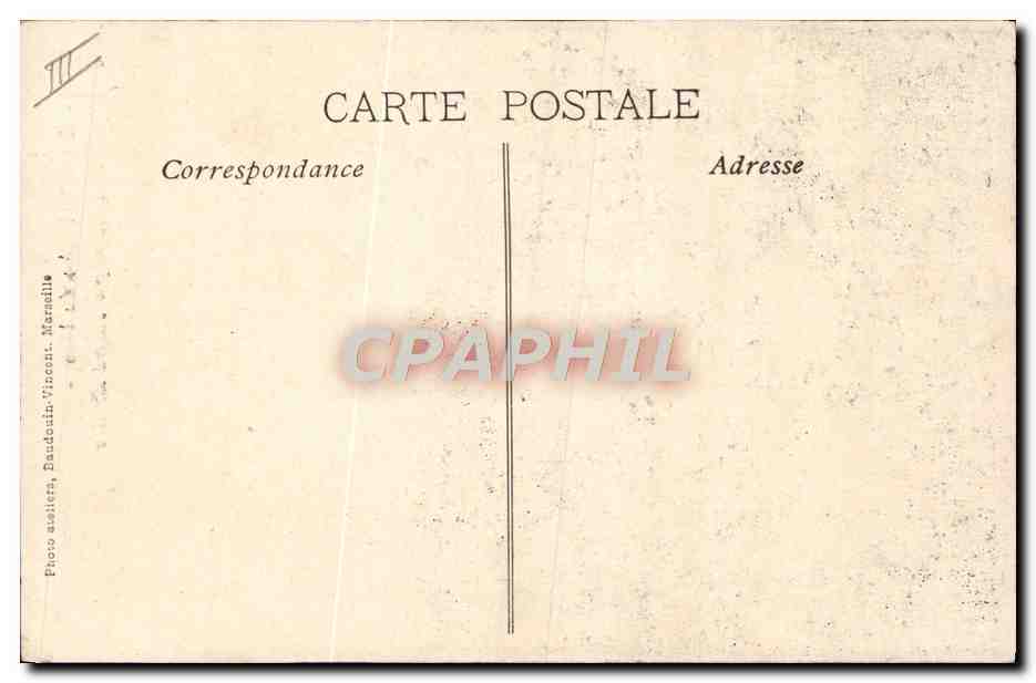 La Catastrophe du léna — Le léna vu par babord Arrière — Photo usitée, Baudouin-Viscont, Mermelle — Verso