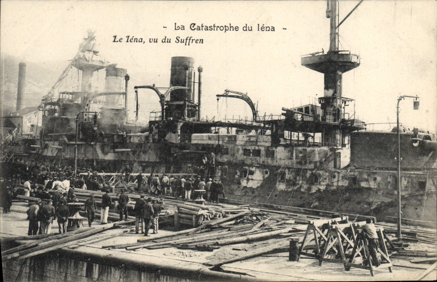 Le Iéna, vu du Suffren — La Catastrophe du Iéna — Photo-éthère, Burdonin Viccon, Marseille