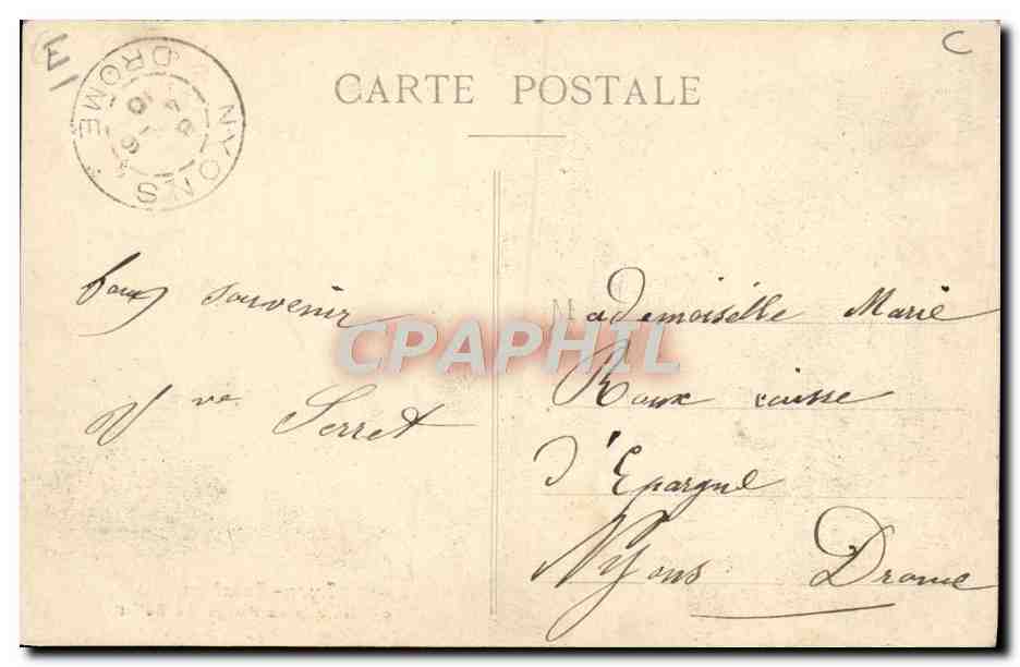 CPA Avion Aviation Lyon Aviation Un coin du pesage Le buffet  — Verso