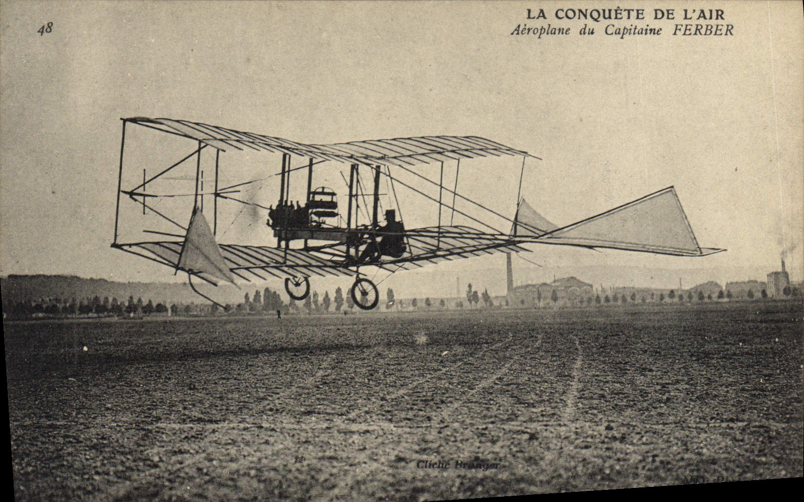 CPA Avion Aviation Aeroplane du capitaine Ferber 