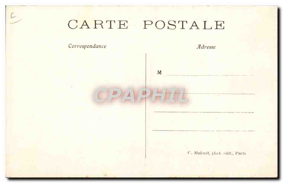 CPA Avion Aviation Le nouveau triplan Farman en plein vol au camp de Chalons  — Rückseite