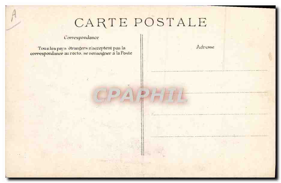 CPA Avion Aviation L'Antoinette de Latham quittant le cap Blanc Nez Traversee de la Manche  — Verso