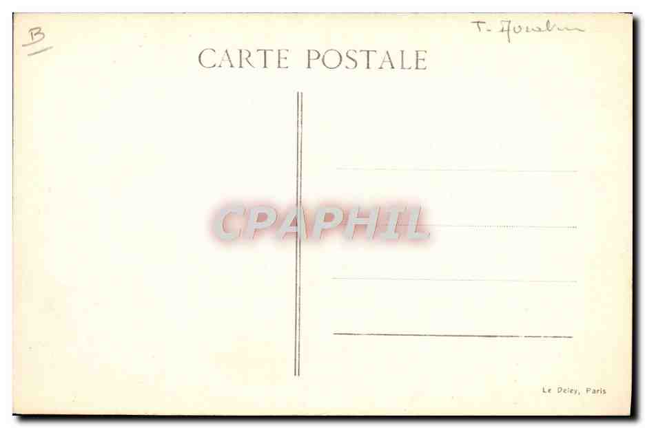 CPA Avion Aviation Aeroplane Caudron Type C 33 Landaulet Monsieur Madame — Verso