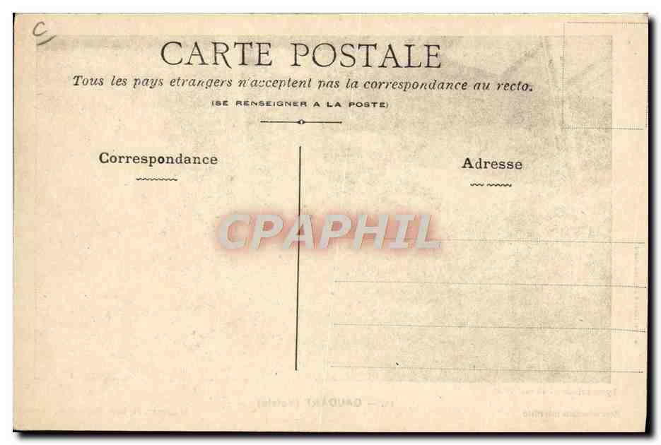 CPA Avion Aviation Gaudart Voisin  — Verso