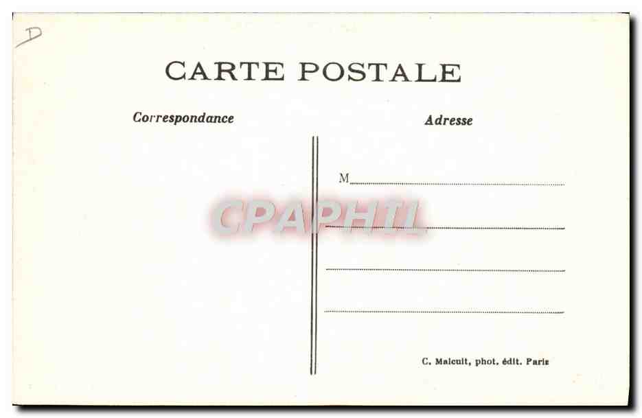 Les Pionniers de l'air — L'Aéroplane de M. ESNAULT-PELLETIERIE pendant ses essais à Buc — Cliché Branger — Verso