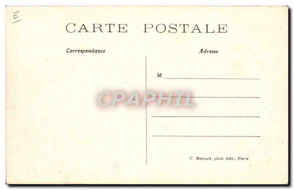 CPA Avion Aviation L'aeroplane Gastambide et Mangin Moteur Antoinette  — Rückseite