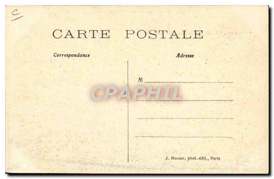 Biplan COCKBURN en plein vol — n° 1172 — J. Hauser, phot.-Edit., Paris — Rückseite