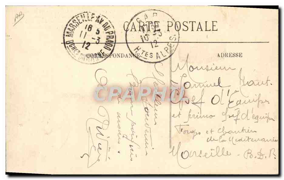 CPA Avion Aviation Daucourt sur monoplan Bleriot  — Verso