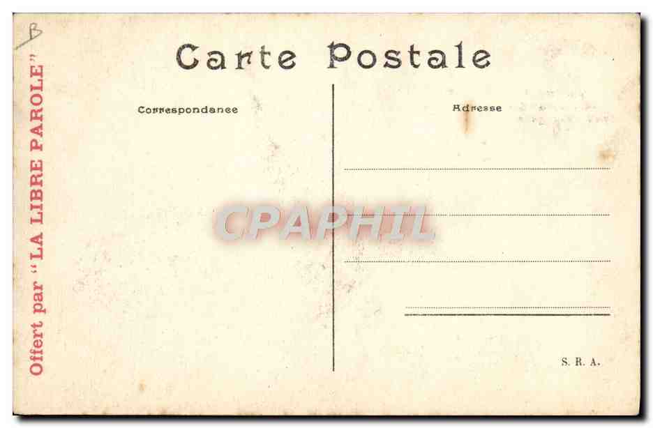 CPA Avion Aviation Farman vole avec deux passagers — Verso