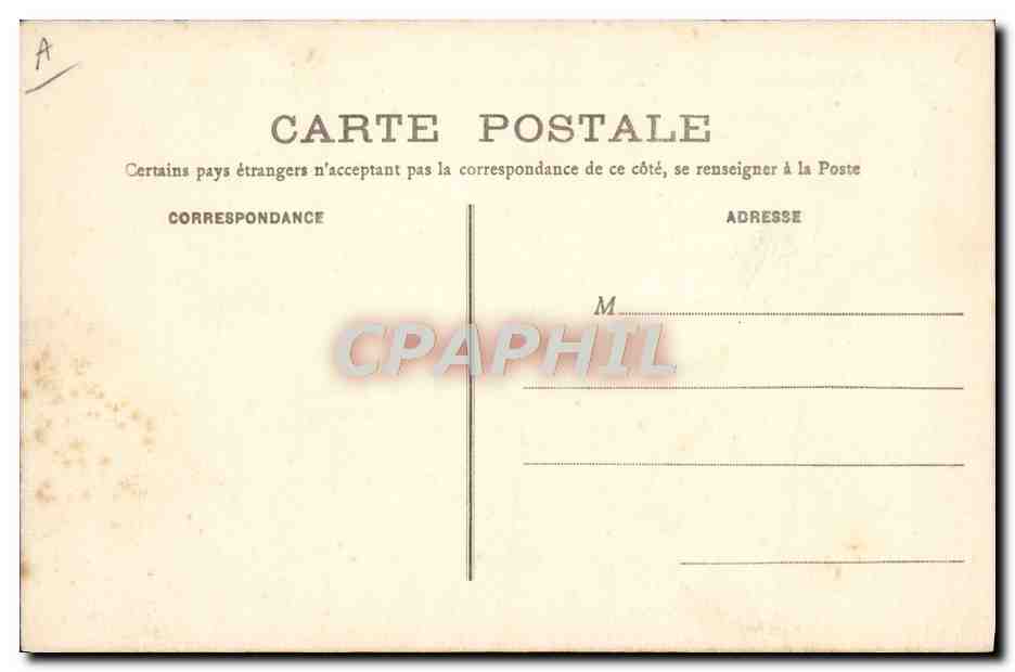 CPA Avion Aviation Aeroplane Farman record du monde Moteur Antoinette  — Verso