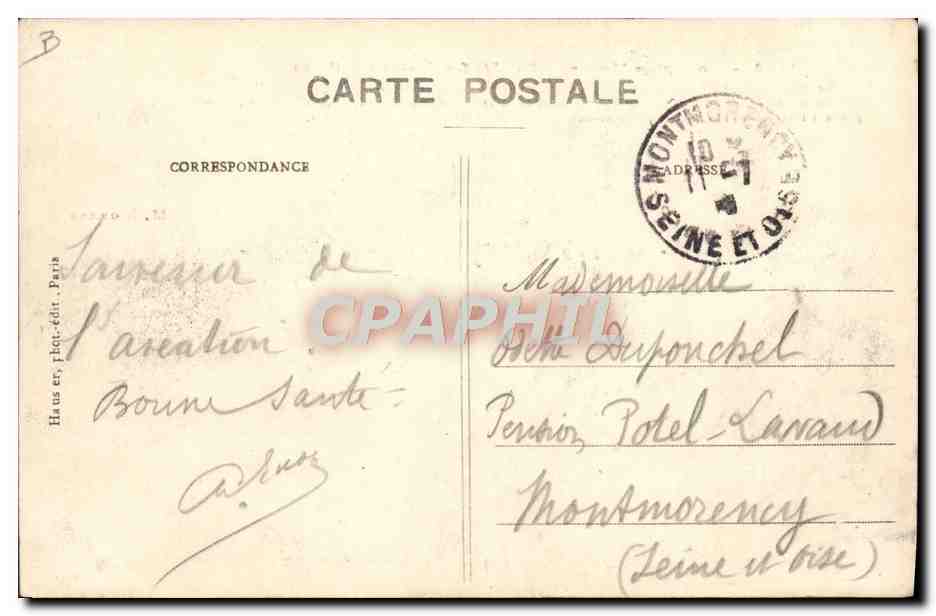 CPA Avion Aviation Monoplan Morane Bleriot XY Type Traversee de la Manche  — Verso