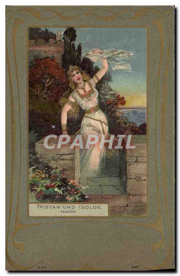 CPA Illustrateur Tristan and Isolde 