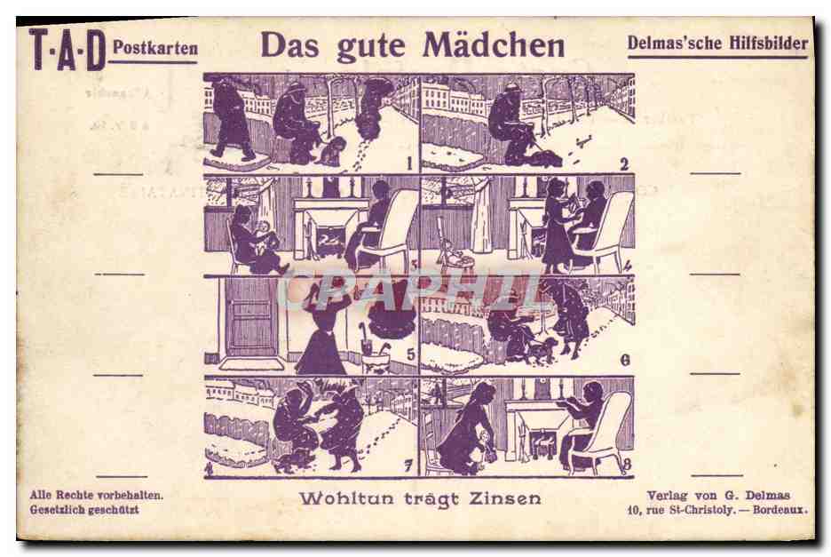 CPA Illustrateur Das Gute Madchen 