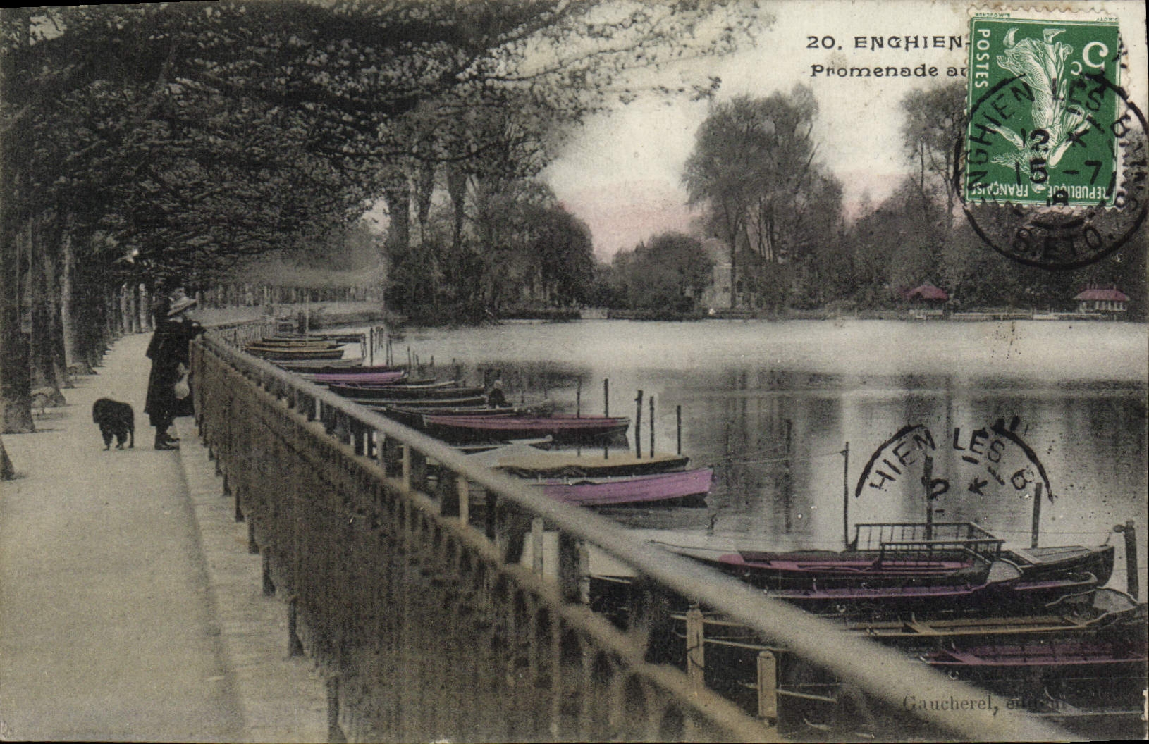 Enghien-les-Bains — Promenade au bord du lac — Gaucherel, éditeur