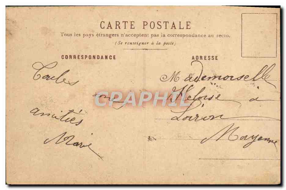CPA Fantaisie Chevrefeuilles Fleurs — Rückseite