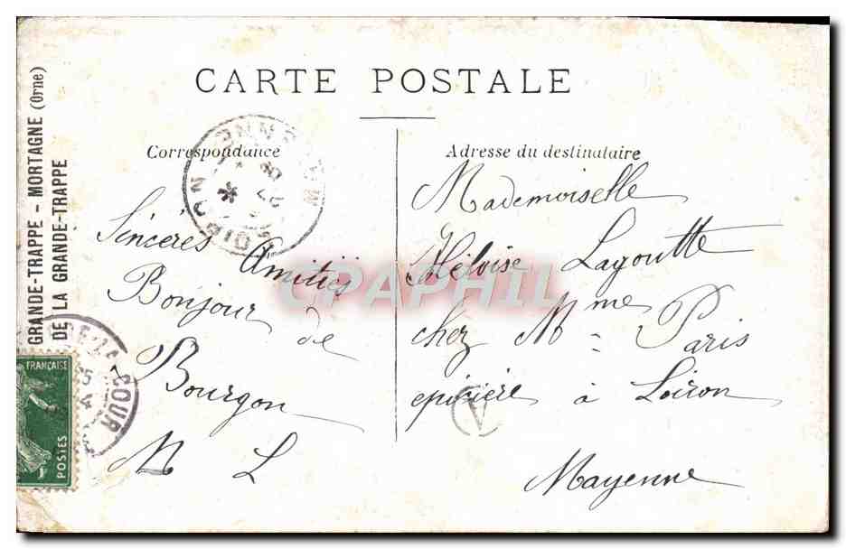 PAU. — Place Royale — Éditeur non identifié, n° de série non visible — Rückseite
