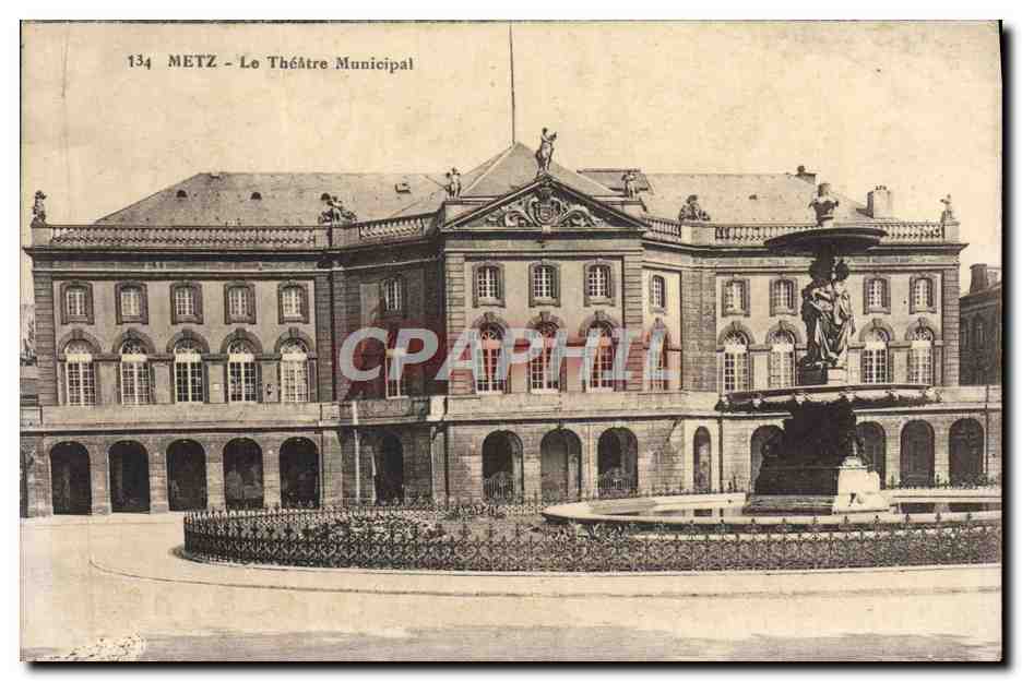 Metz — Le Théâtre Municipal — Éditeur non identifié, n° de série 134