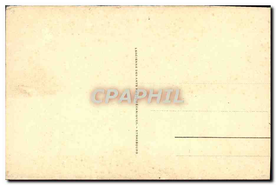 CPA Strasbourg les Cigognes — Verso