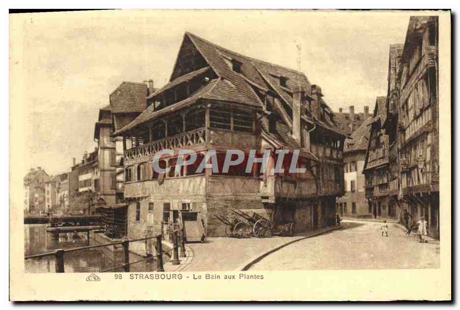 CPA Strasbourg Le Bain Aux Plantes