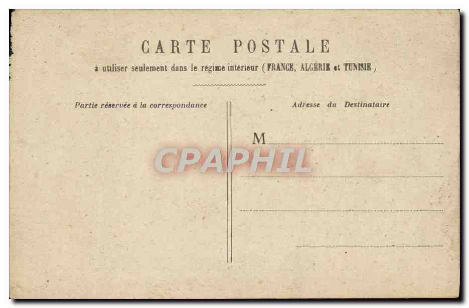 CPA Paris Palais Royal — Verso