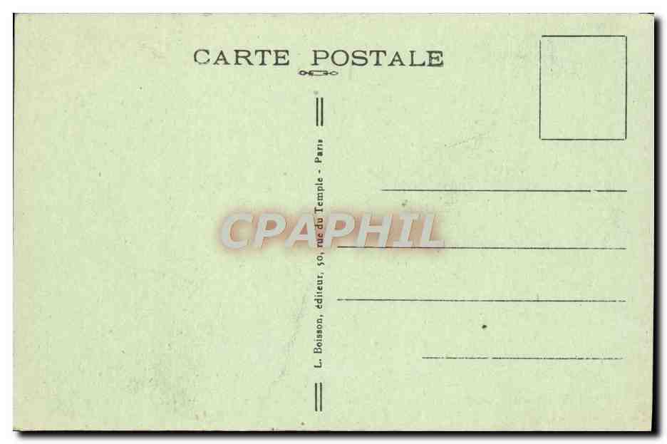 CPA Paris Arc de Triomphe de L'Etoile Tombe du soldat inconnu Militaria et flamme du souvenir — Rückseite