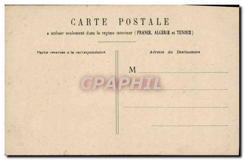 CPA Paris Porte Saint Martin — Verso