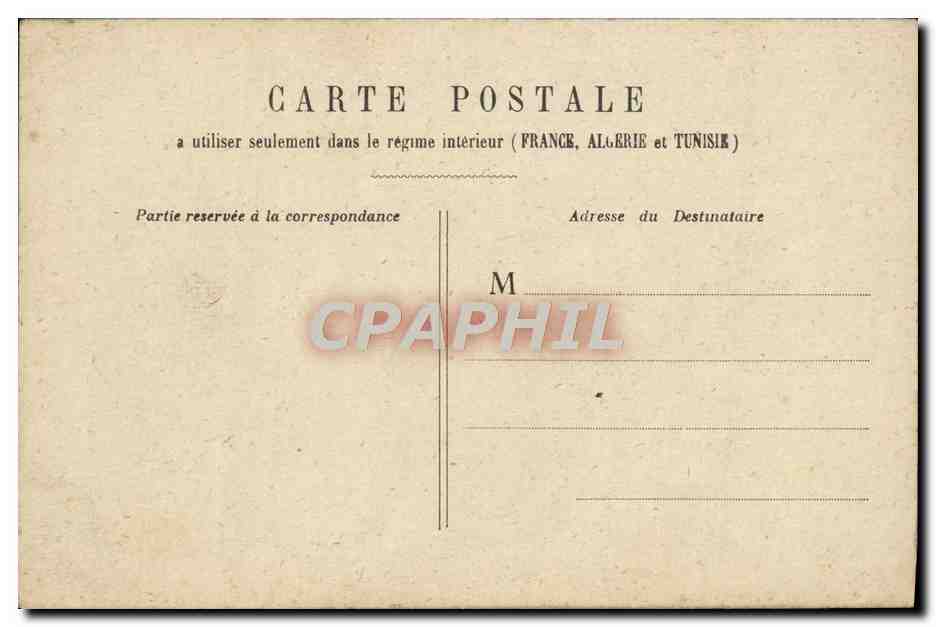 CPA Paris Institut de France Bateau Peniche Elixir Combier Maggi — Rückseite
