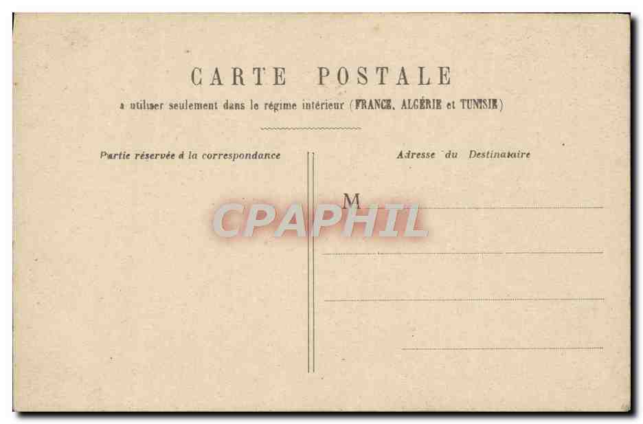 CPA Paris Pantheon — Rückseite