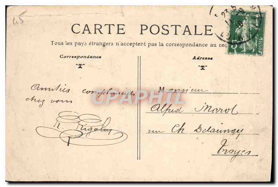CPA Blois Le Chateau Facade Interieure Francois 1er — Verso