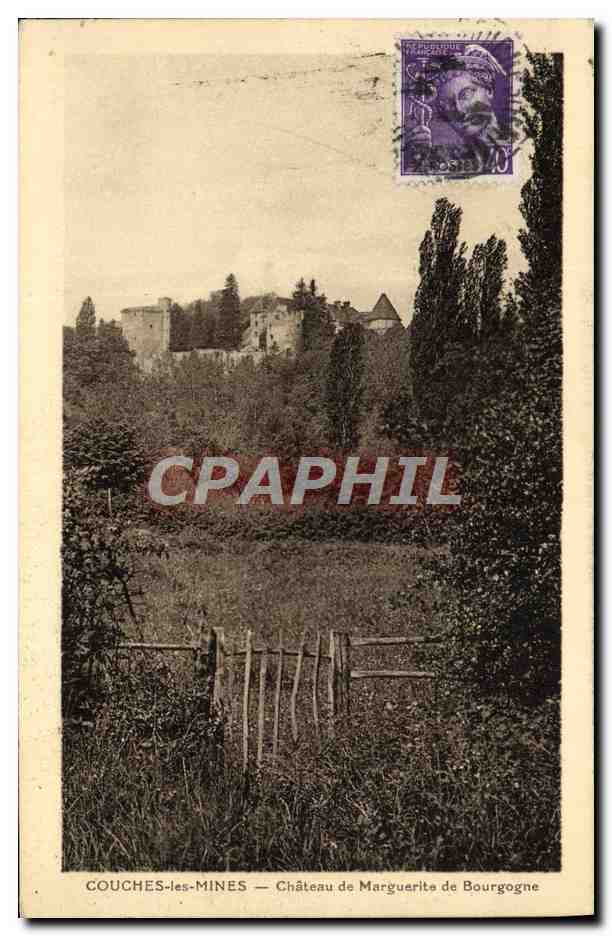 COUCHES-les-MINES — Château de Marguerite de Bourgogne — éditeur non visible
