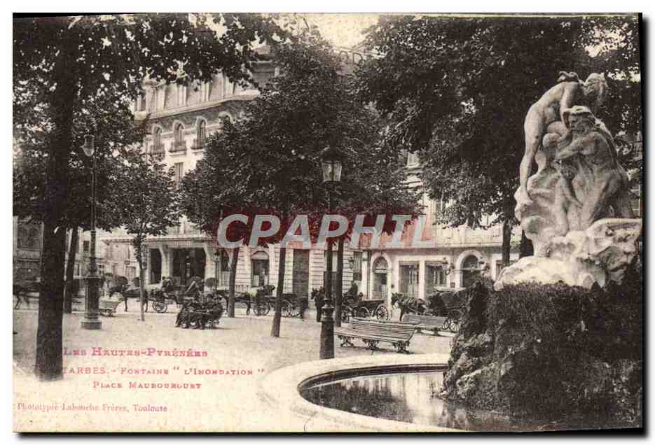 Tarbes - Fontaine "L'Inondation" - Place Maubourguet