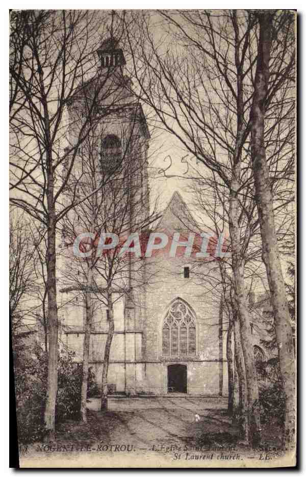 Nogent-le-Rotrou — Église Saint-Laurent — L.L. éditeur