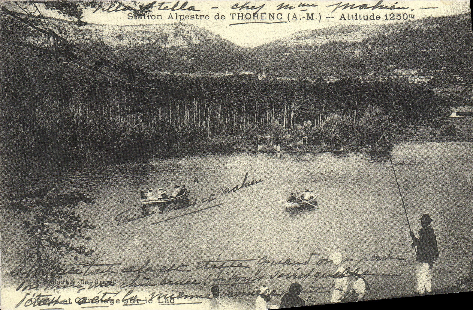 REPRO Station Alpestre de Thorenc Peche et canotage sur le lac 