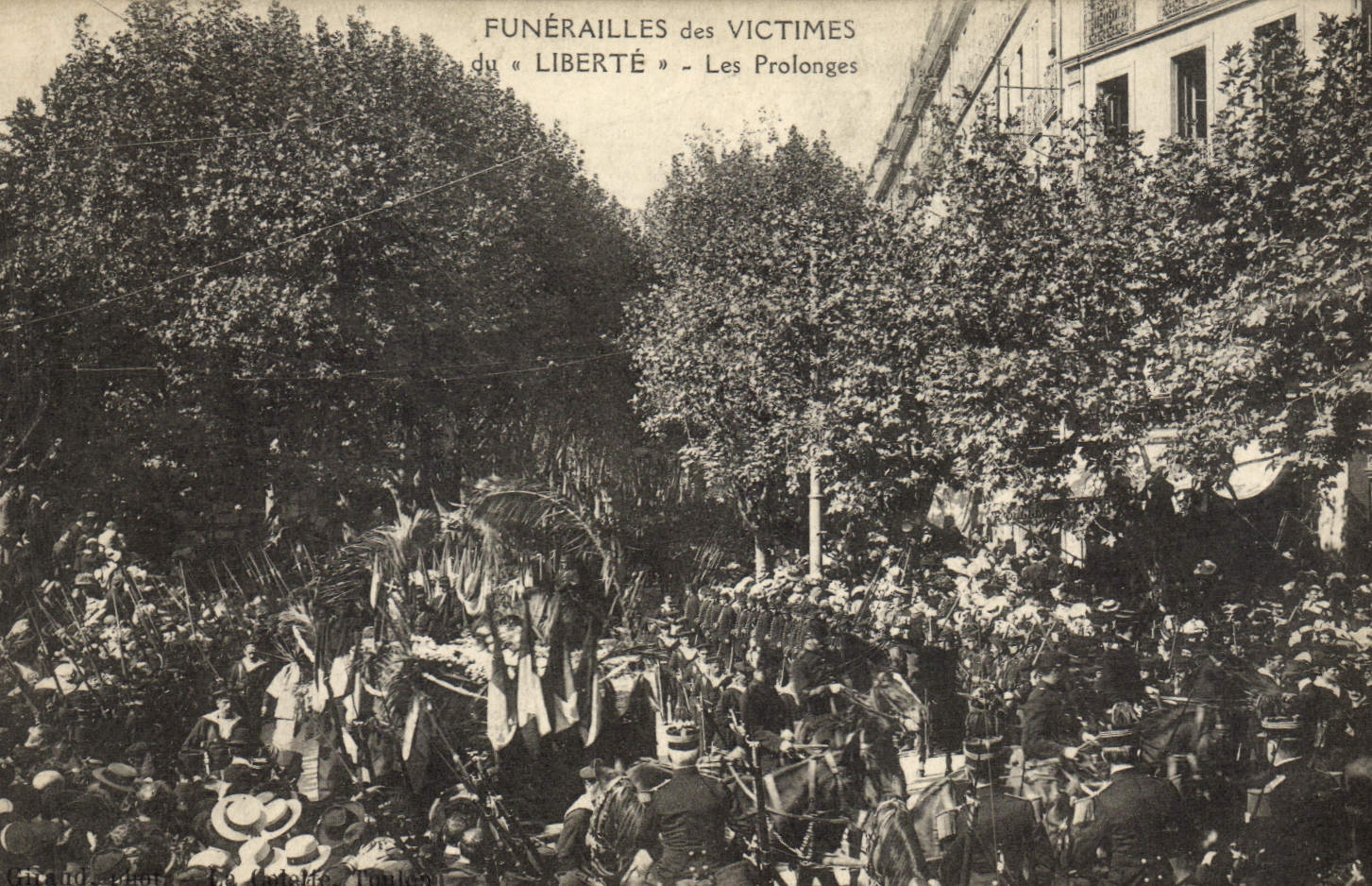 Funérailles des victimes du « Liberté » — Les Prolonges — Grand-champ, La Gabelle, Toulouse