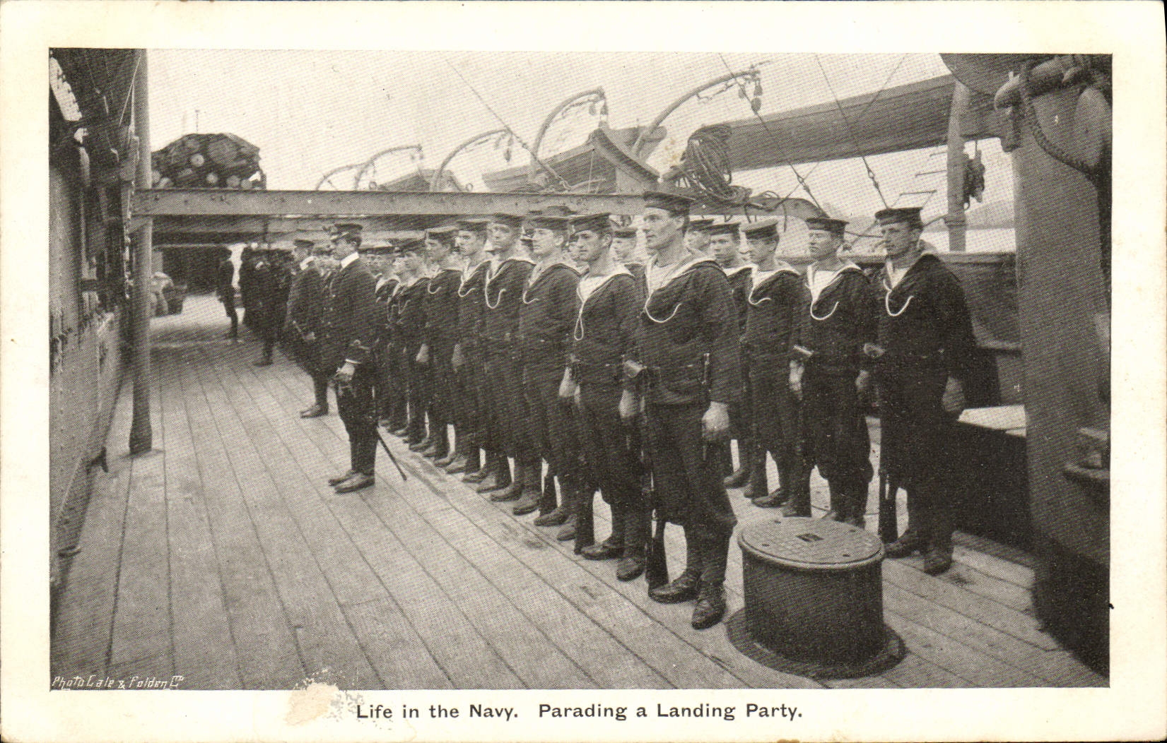 Life in the Navy — Parading a Landing Party — Photo Lale & Polden