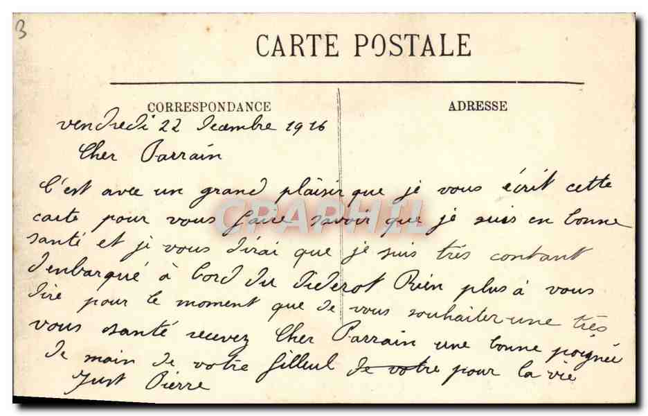CPA Bateau Guerre Le dimanche a bord Gymnastique  — Verso