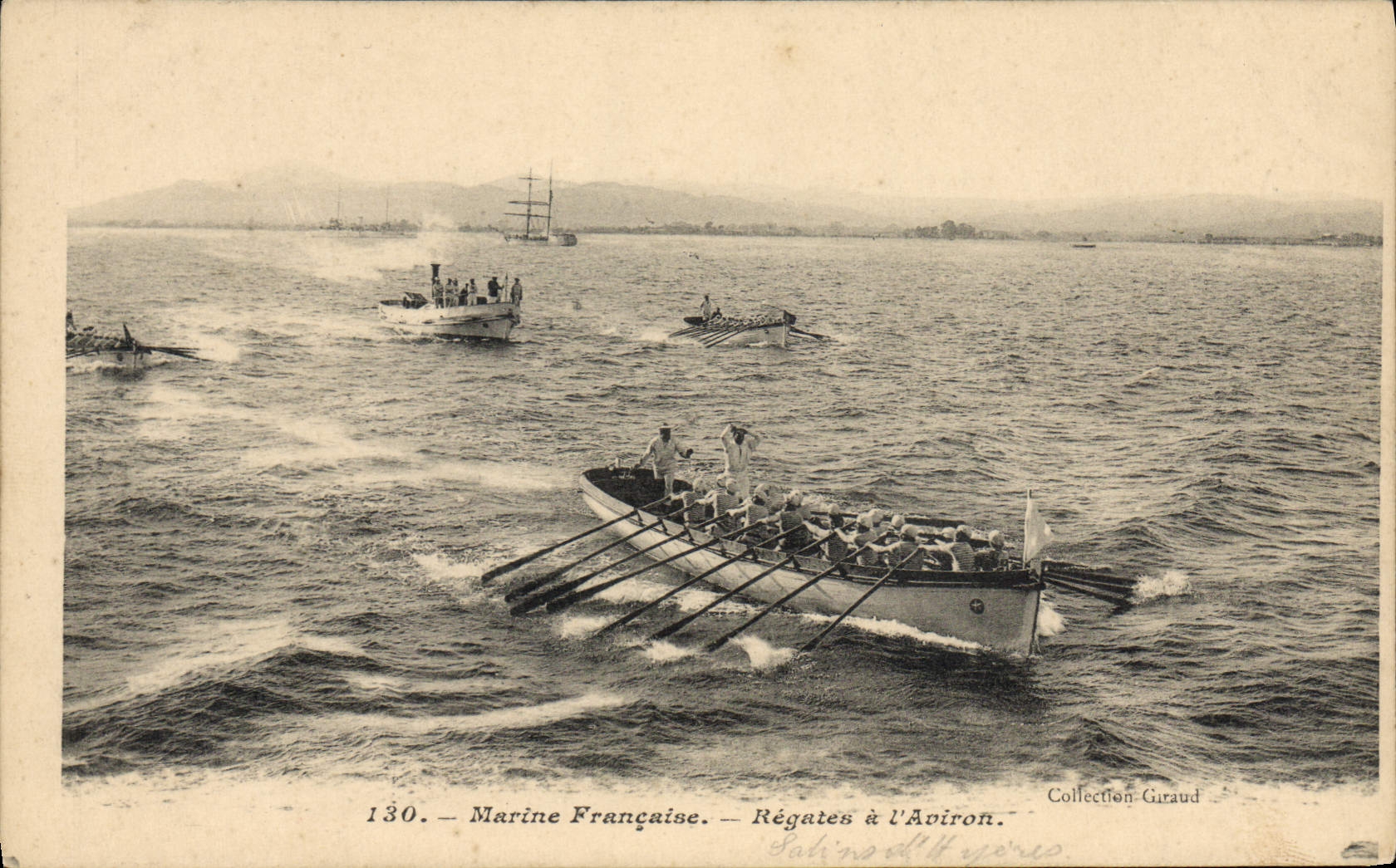 Régates à l'Aviron — Marine Française — Collection Guraud