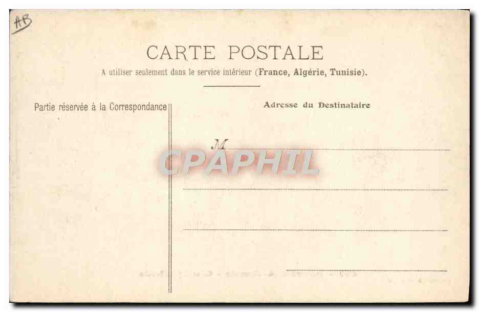 Marine Militaire Française — Canot Major d'Escadre — Collection A. Couturier, n° 409 — Verso