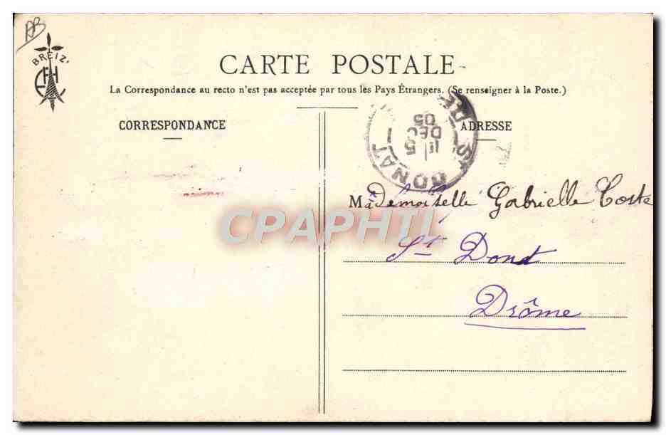 CPA Bateau Guerre Marins Une joyeuse Vive la flotte — Verso
