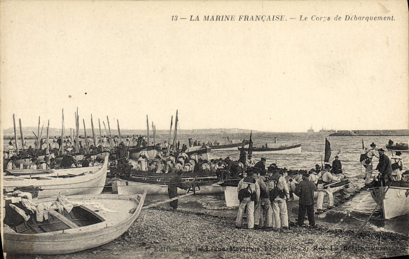 Desembarco — Marina Francesa — Edición de la Marina Francesa, 8, Rue Le Bofler, París