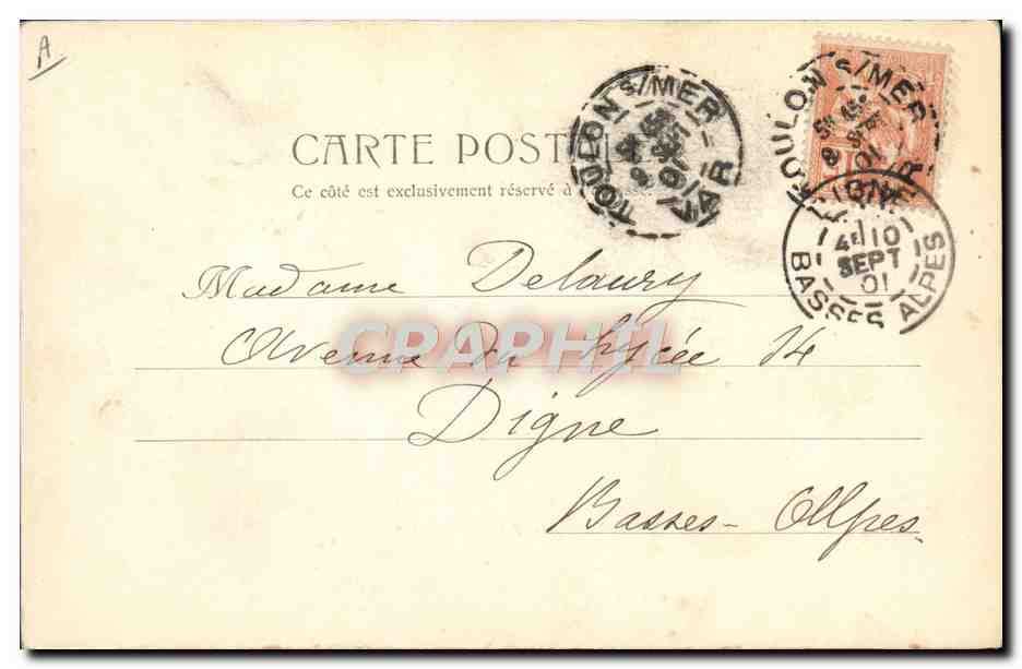 CPA Bateau Guerre Exercice du canon 65mm par les marins  — Verso