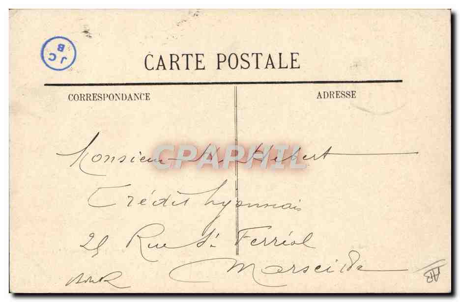 CPA Bateau Guerre Manoeuvre pour la mise a l'eau d'une chaloupe — Verso