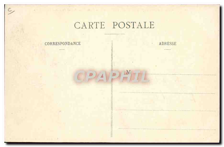 L'Aéroplane-monoplan "Antoinette" en plein vol au-dessus des plaines du Camp de Châlons — Librairie Militaire Guérin, Mourmelon — Rückseite