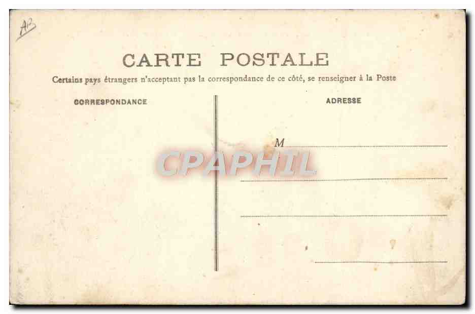 CPA Avion Aviation Aeroplane Farman record du monde Moteur Antoinette — Verso