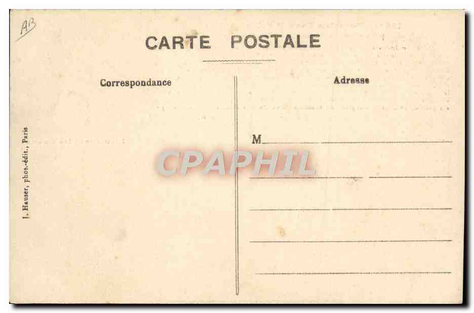 CPA Avion Aviation Monoplan Esnault Pelterie Lieutenant De Grailly — Verso