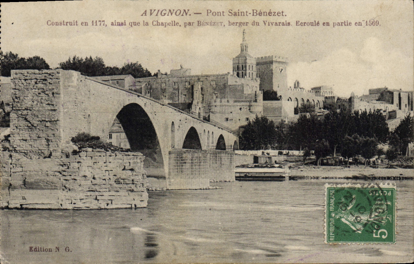 CPA Avignon Pont Saint Benezet