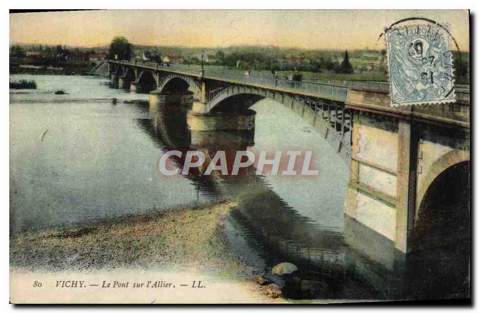 CPA Vichy Le Pont Sur I'Allier