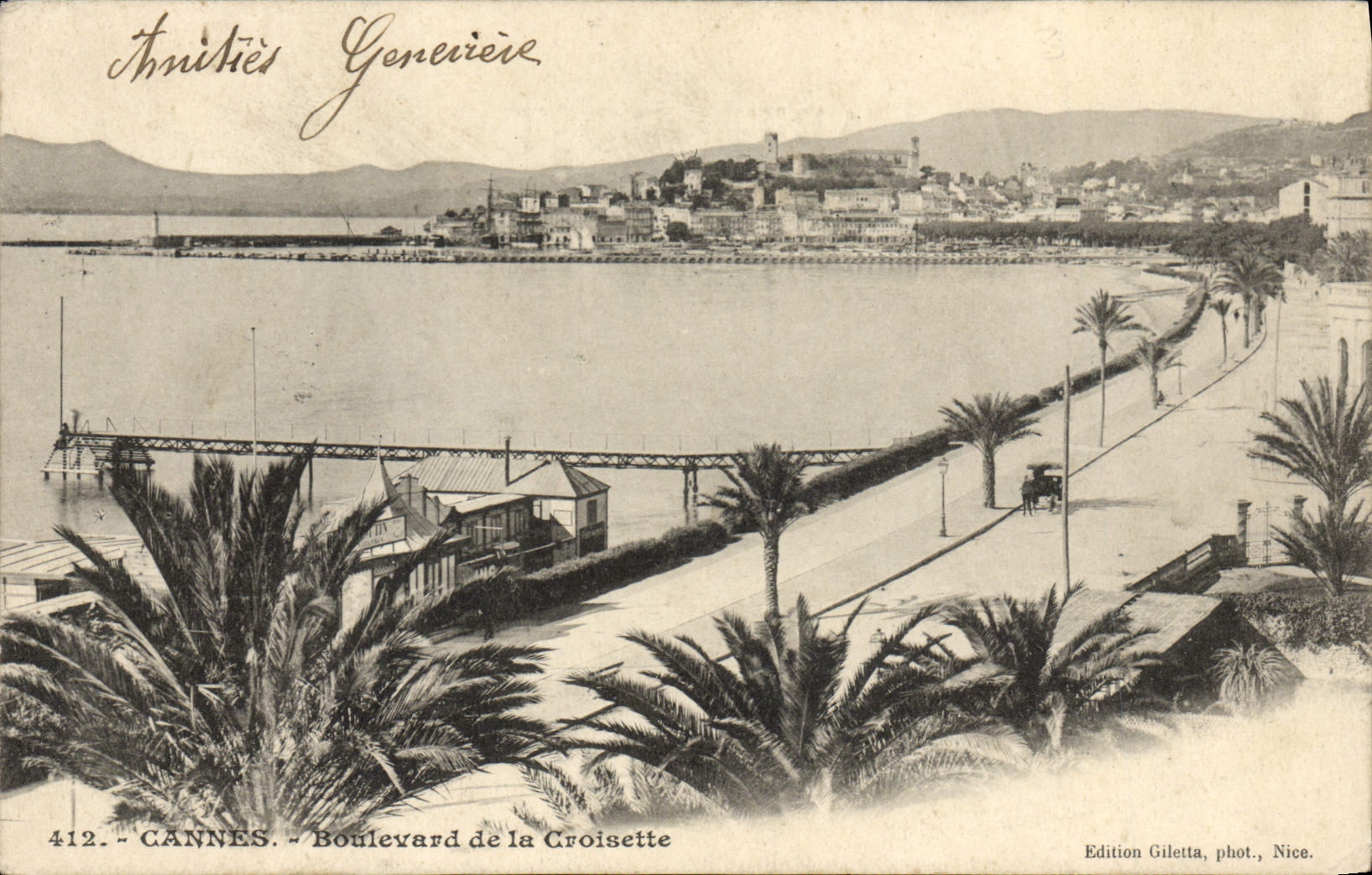 CPA Cannes Boulevard De La Croisette